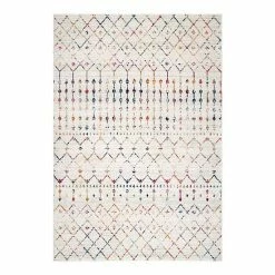 NuLOOM Bodrum Blythe Geometric Rug White Black -nuLOOM Sales Store unnamed file 230