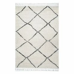 NuLOOM Jessie Moroccan Lattice Tassel Rug Off White 30 NuLOOM Jessie Moroccan Lattice Tassel Rug Off White -nuLOOM Sales Store unnamed file 2328