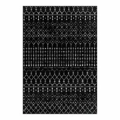 NuLOOM Bodrum Blythe Geometric Rug White Black -nuLOOM Sales Store unnamed file 233
