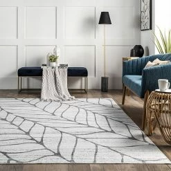 NuLOOM Lanette Abstract Leaves Area Rug -nuLOOM Sales Store unnamed file 2336