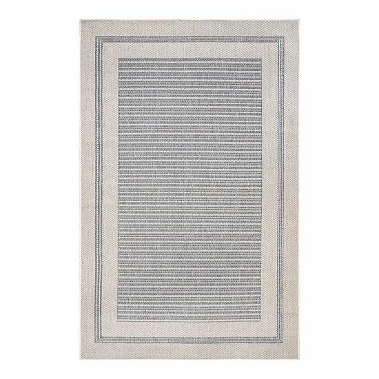 NuLOOM Azalea Tribal Indoor/Outdoor Area Rug Light Gray 7 NuLOOM Azalea Tribal Indoor/Outdoor Area Rug Light Gray - Image 5