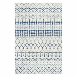 NuLOOM Bodrum Blythe Geometric Rug White Black -nuLOOM Sales Store unnamed file 235
