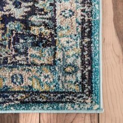 NuLOOM Casablanca Mackenzie Vintage Framed Floral Rug Violet Pink 18 NuLOOM Casablanca Mackenzie Vintage Framed Floral Rug Violet Pink -nuLOOM Sales Store unnamed file 2391