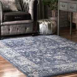 NuLOOM Vintage Floral Emma Rug Blue -nuLOOM Sales Store unnamed file 2403