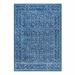 NuLOOM Vintage Waddell Framed Floral Rug Dark Blue -nuLOOM Sales Store unnamed file 2412