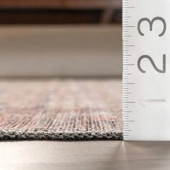 NuLOOM Marilyn Machine Washable Distressed Persian Border Area Rug Blue -nuLOOM Sales Store unnamed file 2416