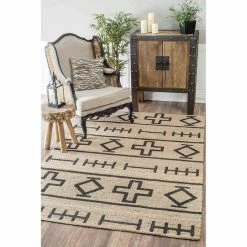 NuLOOM Sukkot Barry Geometric Jute Blend Rug -nuLOOM Sales Store unnamed file 2426