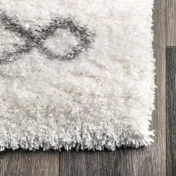 NuLOOM Airy Shag Stasia Diamond Geometric Rug Gray -nuLOOM Sales Store unnamed file 2444