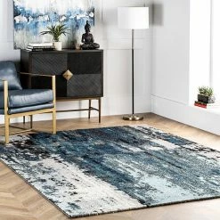 Alternative view of NuLOOM Abstract Haydee Rug