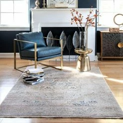 Alternative view of NuLOOM Jayden Cardinal Medallion Area Rug Gray