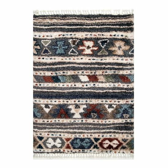 NuLOOM Skyla Tribal Shaggy Tassel Area Rug 3 NuLOOM Skyla Tribal Shaggy Tassel Area Rug