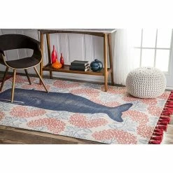 Alternative view of NuLOOM Thomas Paul Whale Rug