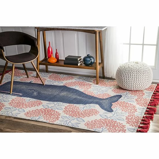 NuLOOM Thomas Paul Whale Rug 4 NuLOOM Thomas Paul Whale Rug - Image 2