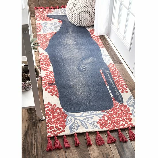 NuLOOM Thomas Paul Whale Rug 6 NuLOOM Thomas Paul Whale Rug - Image 4