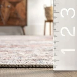 NuLOOM Desna Machine Washable Faded Vintage Area Rug -nuLOOM Sales Store unnamed file 2556