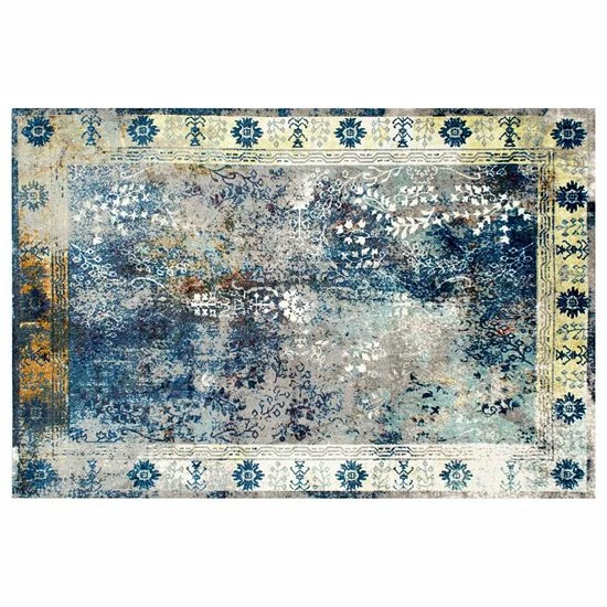 NuLOOM Norbul Vintage Dotty Framed Floral Rug 3 NuLOOM Norbul Vintage Dotty Framed Floral Rug