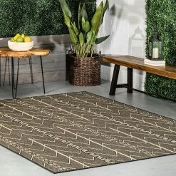 NuLOOM Patricia Banded Indoor Outdoor Area Rug -nuLOOM Sales Store unnamed file 2572