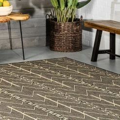 NuLOOM Patricia Banded Indoor Outdoor Area Rug -nuLOOM Sales Store unnamed file 2577
