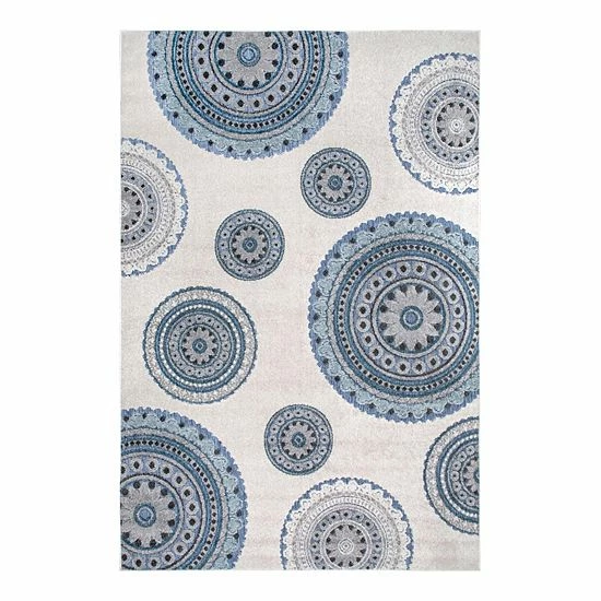 NuLOOM Andi Textured Indoor/Outdoor Area Rug White 3 NuLOOM Andi Textured Indoor/Outdoor Area Rug White