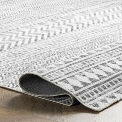 NuLOOM Kira Machine Washable Tribal Geometric Area Rug Gray -nuLOOM Sales Store unnamed file 259