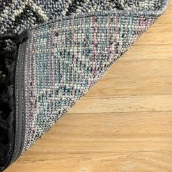 NuLOOM Chenoa Striped Tribal Tassel Area Rug Beige Khaki -nuLOOM Sales Store unnamed file 2601