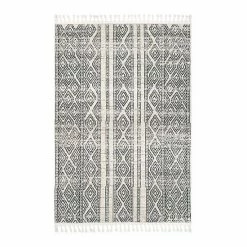 NuLOOM Chenoa Striped Tribal Tassel Area Rug Beige Khaki -nuLOOM Sales Store unnamed file 2602