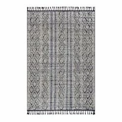 NuLOOM Chenoa Striped Tribal Tassel Area Rug Beige Khaki -nuLOOM Sales Store unnamed file 2603