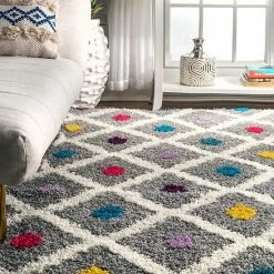 NuLOOM Sharee Trellis Shaggy Rug -nuLOOM Sales Store unnamed file 2607