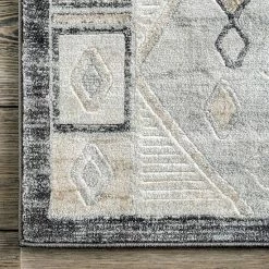 NuLOOM Zadie Geometric Area Rug Beige -nuLOOM Sales Store unnamed file 2625