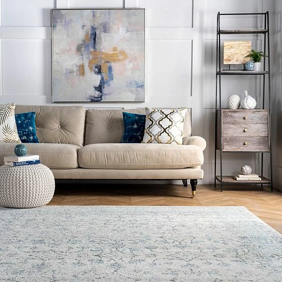 NuLOOM Vintage Lindy Framed Floral Rug 11 NuLOOM Vintage Lindy Framed Floral Rug - Image 9