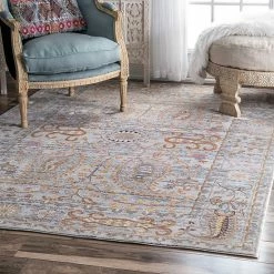 NuLOOM Vintage Killian Framed Floral Rug -nuLOOM Sales Store unnamed file 2653