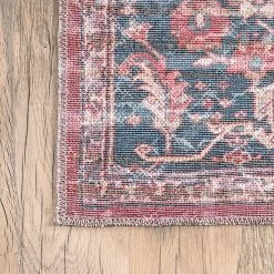 NuLOOM Katie Machine Washable Distressed Bordered Area Rug -nuLOOM Sales Store unnamed file 2657
