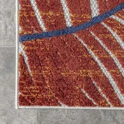 NuLOOM Ryleigh Textured Leaves Indoor/Outdoor Area Rug -nuLOOM Sales Store unnamed file 2664