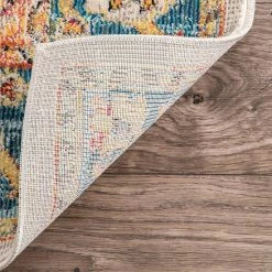 NuLOOM Shirlee Vintage Medallion Framed Floral Rug Orange -nuLOOM Sales Store unnamed file 2677