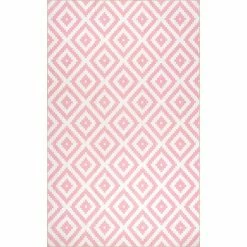 NuLOOM Kellee Machine Washable Modern Diamonds Area Rug Blue -nuLOOM Sales Store unnamed file 2719