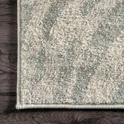 Alternative view of NuLOOM Royal Contemporary Zebra Stripes Area Rug Gray