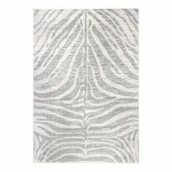 NuLOOM Royal Contemporary Zebra Stripes Area Rug Gray -nuLOOM Sales Store unnamed file 2726