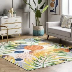 NuLOOM Amelia Machine Washable Tropical Area Rug -nuLOOM Sales Store unnamed file 2801