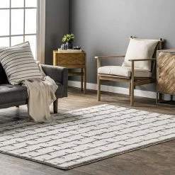 NuLOOM Zelda Machine Washable Wool Modern Geometric Area Rug -nuLOOM Sales Store unnamed file 2809