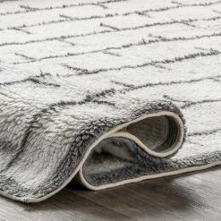 NuLOOM Zelda Machine Washable Wool Modern Geometric Area Rug -nuLOOM Sales Store unnamed file 2812