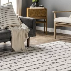 NuLOOM Zelda Machine Washable Wool Modern Geometric Area Rug -nuLOOM Sales Store unnamed file 2815