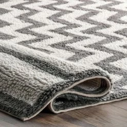 NuLOOM Fading Chevron Wool Washable Area Rug -nuLOOM Sales Store unnamed file 2847