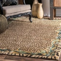 NuLOOM Darcey Contemporary Leopard Print Rug -nuLOOM Sales Store unnamed file 2858
