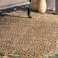 NuLOOM Darcey Contemporary Leopard Print Rug -nuLOOM Sales Store unnamed file 2859