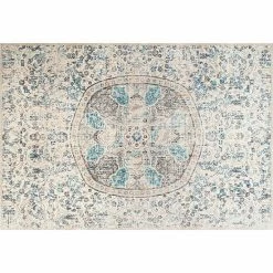 NuLOOM Stone Washed Mandala Celina Floral Rug Navy -nuLOOM Sales Store unnamed file 2884