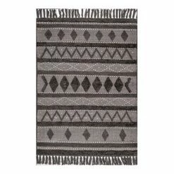 NuLOOM High-Low Durden Geometric Wool Rug Red