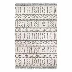 NuLOOM Outdoor Tribal Gretchen Rug Light Gray -nuLOOM Sales Store unnamed file 2934