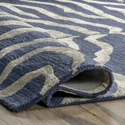 NuLOOM Hand Tufted Plush Zebra Area Rug Tan -nuLOOM Sales Store unnamed file 2940