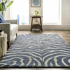 NuLOOM Hand Tufted Plush Zebra Area Rug Tan -nuLOOM Sales Store unnamed file 2943