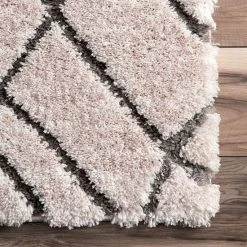 NuLOOM New Berber Nohemi Moroccan Geometric Shag Rug -nuLOOM Sales Store unnamed file 2951